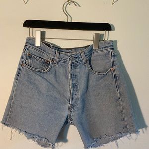 Vintage Levi unisex cut off jean shorts